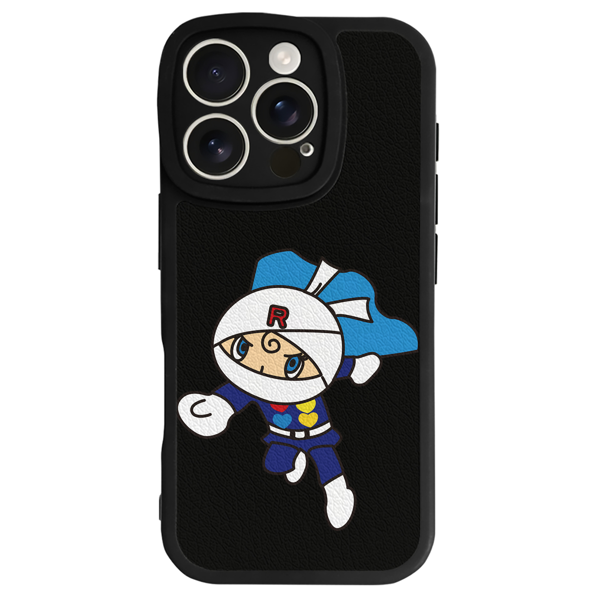 （画像用） アンパンマン Anpanman 【iPhone 16シリーズ対応】シリコンスマホケース（レザー調） 材質：シリコン